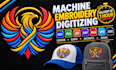 digitize your logo into a machine embroidery file