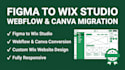do figma to wix studio, canva webflow to wix studio, design wix website