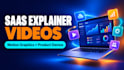 create a saas explainer video with animated motion graphics