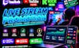 Promote kick, youtube, twitch livestream with targeted live viewers and ...