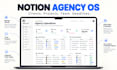 build a notion agency operations dashboard and project workflow