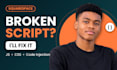 squarespace javascript fix, custom code, code injection, CSS bugs, script errors