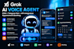 setup grok ai voice agent CRM telegram bot API integration appointment booking