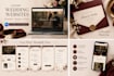 design an elegant canva wedding website
