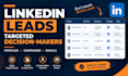 find targeted linkedin leads and decision makers