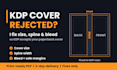 fix your rejected KDP paperback cover, resize,