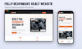 convert figma to responsive react website with pixel perfect UI