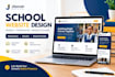build a professional school website with admission and