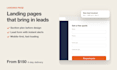 design and build a high converting landing page with a lead form