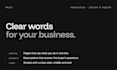write clear website texts and product descriptions
