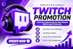 Create organic twitch channel promotion to increase your twitch live ...