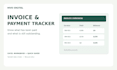 create an excel invoice and payment tracker for freelancers