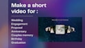 create a romantic 3d photo carousel video slideshow