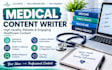 write professional medical and healthcare content