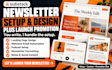 setup substack account substack newsletter substack promotion landingpage design