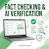 do fact checking, data verification and ai response checking
