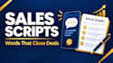 write persuasive sales scripts, cold call scripts and objection handling