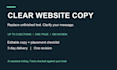 rewrite unclear website copy and replace placeholder text