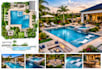 design a custom swimming pool layout with landscape plans and 3d renders