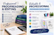 proofread and edit your books and articles well