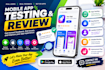 provide mobile app rating review services and app prmotion