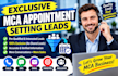 provide exclusive mca appointment setting leads