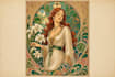 create custom art nouveau illustrations with elegant details