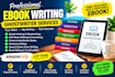 be your ghostwriter for ebooks, KDP books, and novels