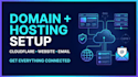 connect your hosting domain to website email and cloudflare