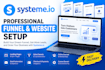 do systemeio expert for landing pages, email automation and funnel setup