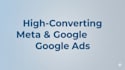 write high converting meta and google ad copy that drives sales