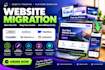 migrate jimdo, odoo, webflow, mozelle, webwave and webador website