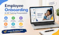 develop employee onboarding powerpoint and professional HR training presentation