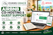 provide airbnb guest communication and virtual cohosting support