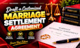 draft a colombia customized marriage settlement agreement