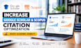 help backdate and increase scopus, google scholar citation