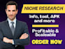 research highly profitable and less competitive micro niche
