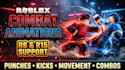 create custom roblox combat and movement animations for r6 or r15