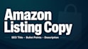 write SEO amazon listing title, bullet points and product description