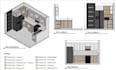 create kitchen cabinet cad drawings and 3d models