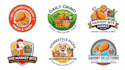 create a professional fried chicken, cookies, grocery logo