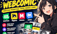 promote your webcomic, webtoon promotion, tapas, manga, comic