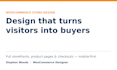 design a professional woocommerce store that builds trust