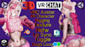 create custom vrchat avatar, furry avatar, 3d vrchat model, vr character vrchat