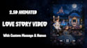 create a disney proposal video with custom message