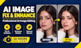fix ai image flaws and enhance ai generated images