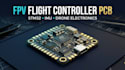 design drone flight controller pcb, power electronics and hardware