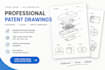 draw uspto utility and design patent drawings
