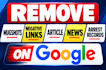 remove mugshots, delete negative links, article, news, arrest records on google