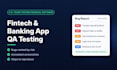 qa test your fintech, banking or investment web app